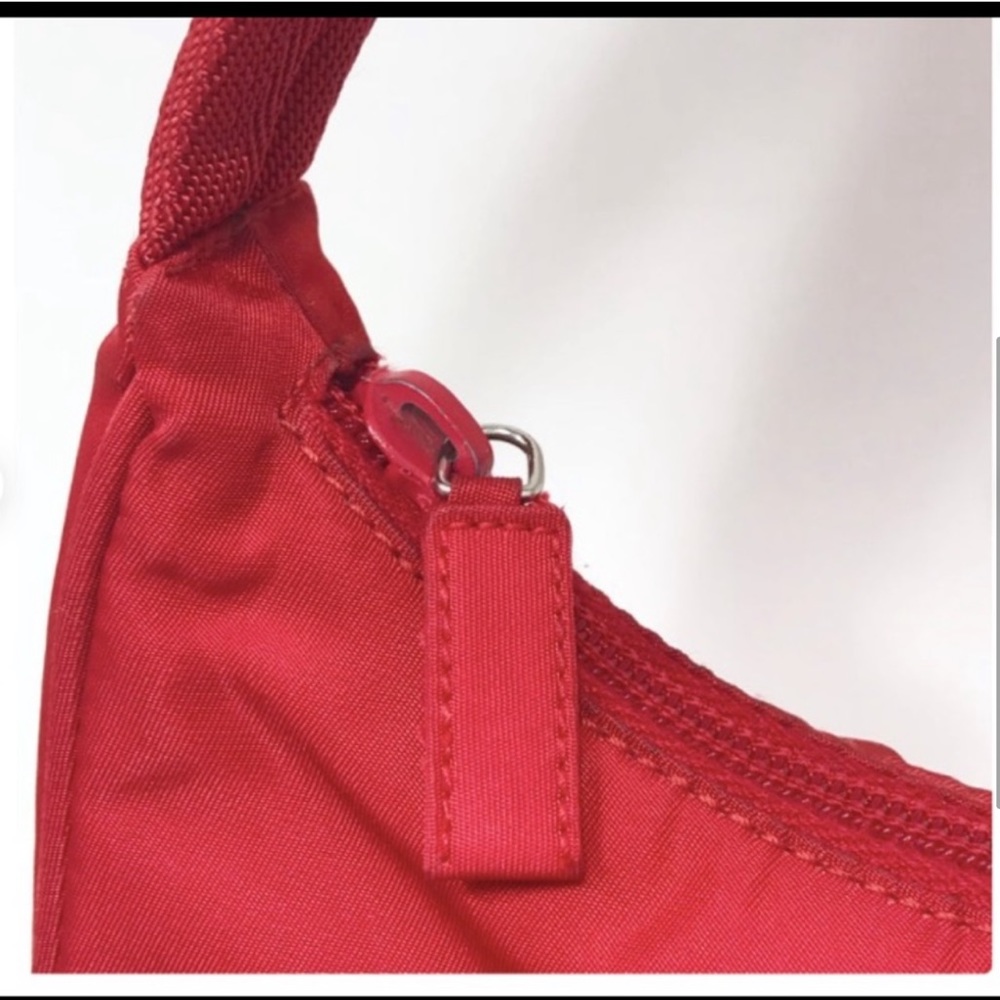 Prada mini nylon handbag red - Picture 4 of 6